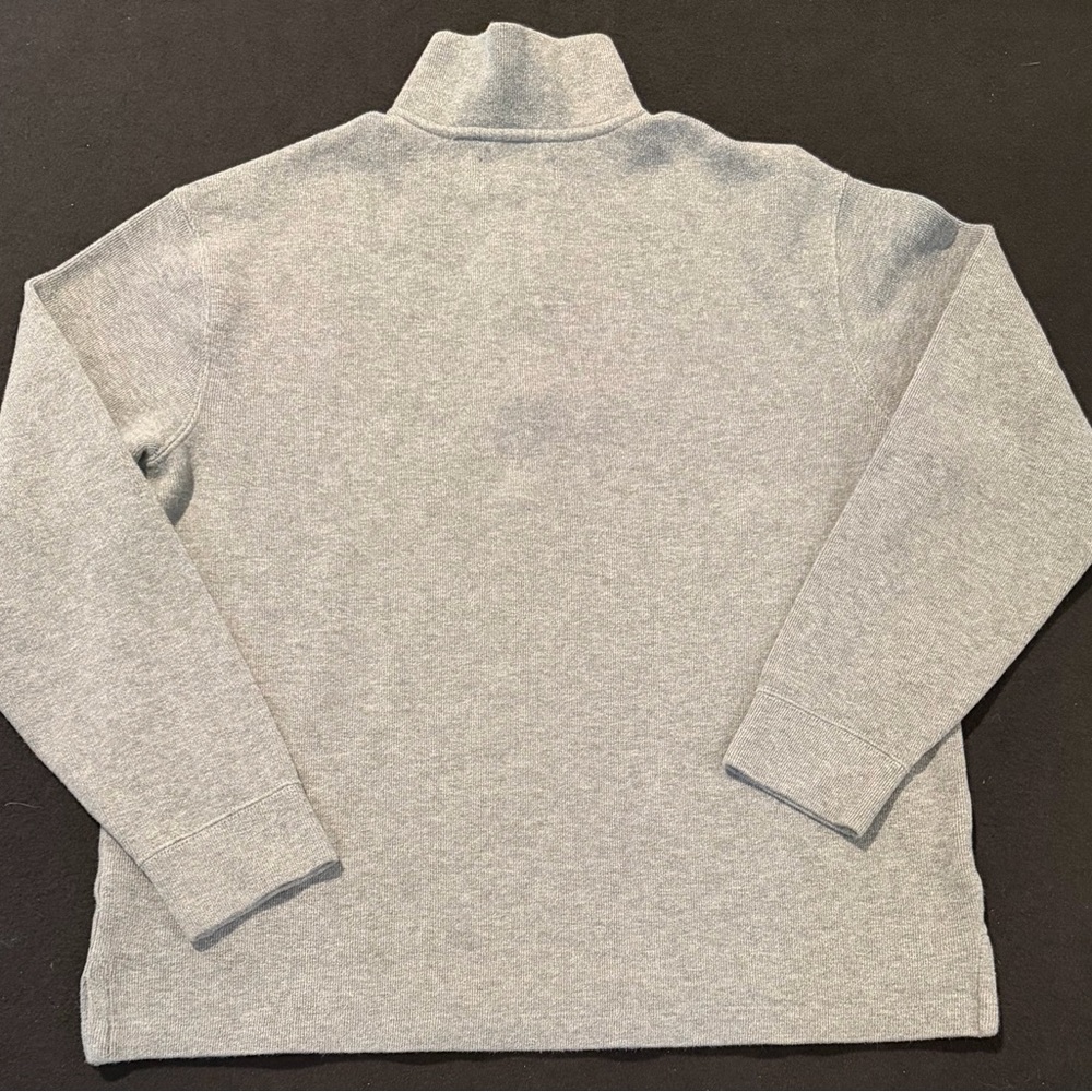 Polo Ralph Lauren Estate 1/4 Zip Pullover Dark Gray Long Sleeve Mens Size Large - Picture 6 of 6